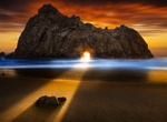 See Keyhole Arch at Pfeiffer Beach, California