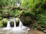 Hike to Schiessentümpel Waterfall, Luxembourg