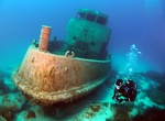 Wreck Dive Tug Boat 2, Exiles Beach, Sliema, Malta