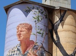 See Patchewollock Silo Art, Wimmera Mallee, Victoria, Australia