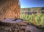 Hike Alcove House Trail, Bandelier National Monument, New Mexico