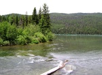Camp at Bowman Lake Campground, Glacier National Park, Montana