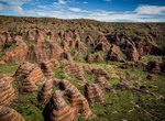 Fly over Bungle Bungle Range, Purnululu National Park, Western Australia