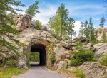 Drive through Iron Creek Tunnel, South Dakota