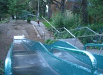 Slide down Winfield/Esmerelda Street Slides, San Francisco, California