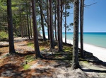 Camp at Twelvemile Beach Campground, Pictured Rocks National Lakeshore, Michigan