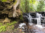 Hike to Mosquito Falls, Pictured Rocks National Lakeshore, Michigan