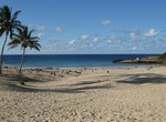 Relax on Anakena Beach, Easter Island, Chile