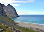 Hike to Kvalvika Beach, Moskenes, Norway