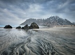 Visit Skagsanden Beach, Flakstad, Norway