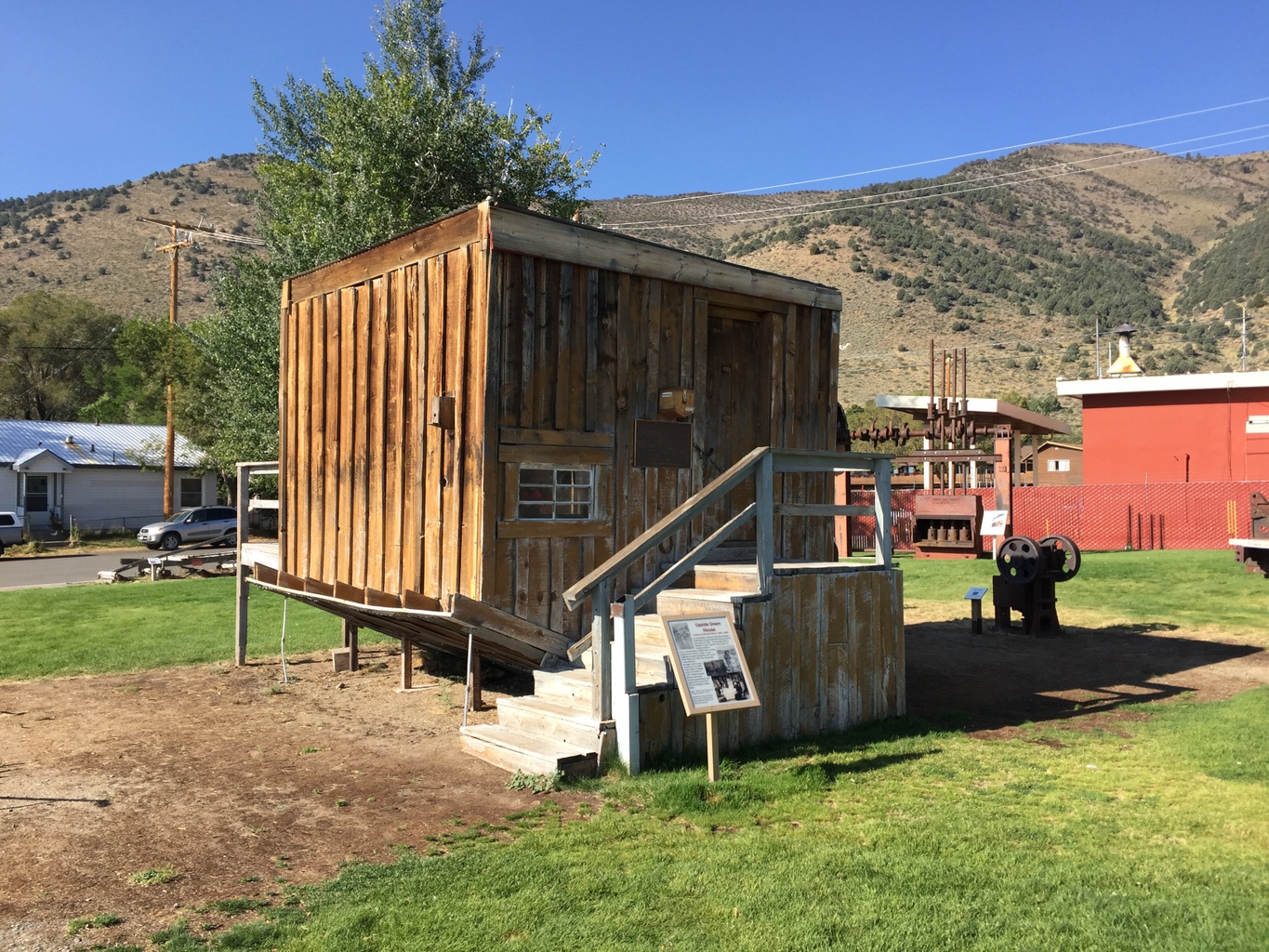 Upside Down House in Lee Vining