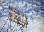See Beale Hotel Sign, Kingman, Arizona