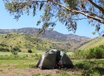Camp at Scorpion Ranch Campground, Santa Cruz Island, California