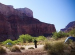 Camp at Nankoweap Creek, Colorado, River, Arizona