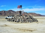 Visit Travelers Monument, Mojave Desert, California