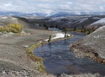 Camp at Warren Bridge Campground, Wyoming