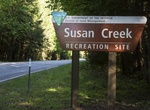 Camp at Susan Creek Campground, Oregon