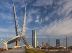 Cross Skydance Pedestrian Bridge, Oklahoma City, Oklahoma