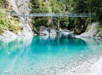 Hike to Blue Pools, Mount Aspiring National Park, New Zealand