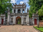 Visit Temple of Literature, Hanoi, Viet Nam