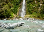 See Thunder Creek Falls, Mt Aspiring National Park, New Zealand