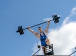 See York Barbell Man at Weightlifting Hall Of Fame, York, Pennsylvania