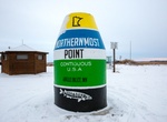 See Almost Northernmost Point Buoy, Northwest Angle, Minnesota