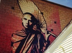 See Burmese Monk Mural, South Park, California