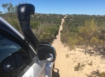 Off-road Border Track in Ngarkat Conservation Park, South Australia