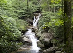 Visit Skinny Dip Falls, Blue Ridge Parkway, North Carolina