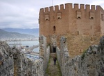 Visit Kızıl Kule (Red Tower), Alanya, Turkey
