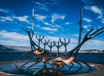 Check out Sólfar (The Sun Voyager), Reykjavík, Iceland