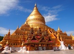 Visit Shwezigon Temple, Bagan, Myanmar