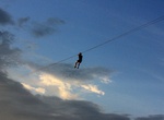 Zip Line on a Ropes Course