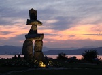 See English Bay Inukshuk, Stanley Park, Vancouver, Canada
