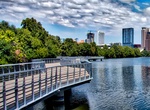 Walk Lady Bird Lake Boardwalk, Austin, Texas