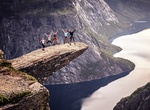 Stand on Trolltunga (Troll's Tongue), Norway