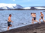 Do Polar Plunge on Deception Island, Antarctica