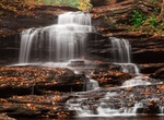 Hike to Onondaga Falls, Ricketts Glen State Park, Pennsylvania
