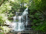 Hike to Ganoga Falls, Ricketts Glen State Park, Pennsylvania