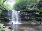 Hike to Harrison Wright Falls, Ricketts Glen State Park, Pennsylvania