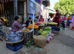 Shop at Hpa An Morning Market, Hpa-An, Myanmar