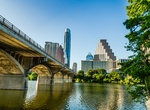 Cross Ann W. Richards Congress Avenue Bridge, Austin, Texas
