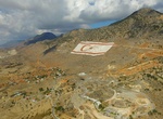 See Northern Cyprus Flag in Kyrenia Mountains, Cyprus