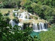 From Zadar Airport to Split via NP Krka waterfalls ( Skradin, Lozovac )
