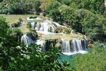 From Zadar Airport to Split via NP Krka waterfalls ( Skradin, Lozovac )