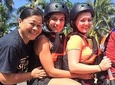 Pescador Island hopping, turtles, sardines and Kawasan Falls
