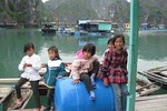 Bai Tu Long Bay - Halong Bay Floating Village, Kayaking, Swimming, Squid fishing