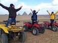 Quad in The Pyramids desert