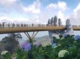  GOLDEN BRIDGE,MARBLE MOUTAIN,LADY BUDDHA STATUE From CHAN MAY or TIEN SA Port